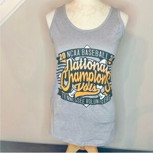 Next Level NEW Tennessee Vols Baseball NCAA National Champions Racerback Medium